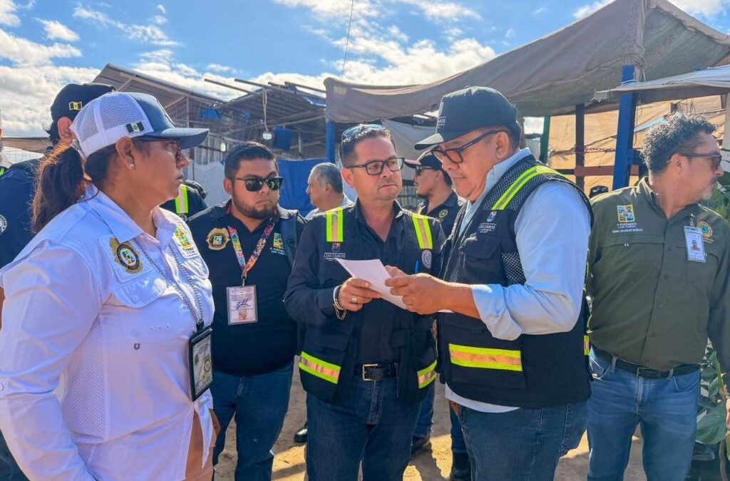 Autoridades de Los Cabos realizan operativo de ordenamiento en tianguis de la colonia Las Palmas en CSL