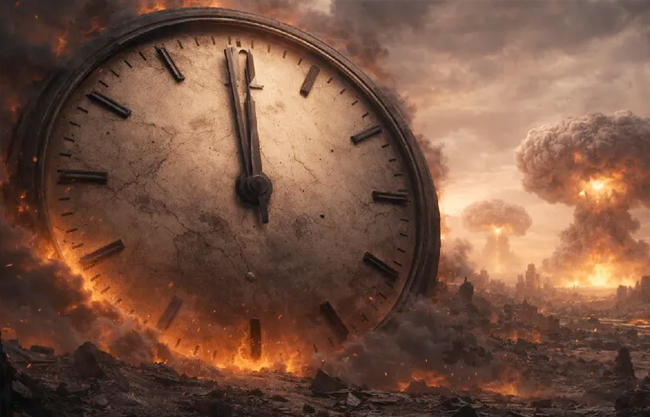 El Reloj del Juicio Final marca 85 segundos, su punto más cercano al fin del mundo