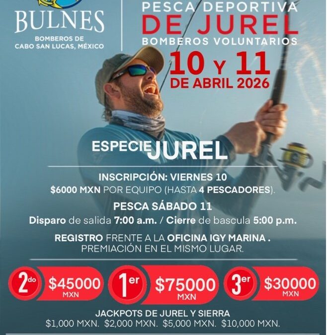 Todo listo para el torneo de pesca deportiva Bulnes 2026 en Cabo San Lucas