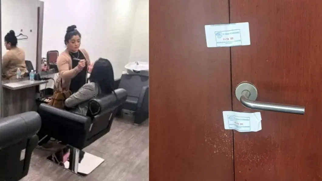 Ponen sellos en salón de belleza del Senado