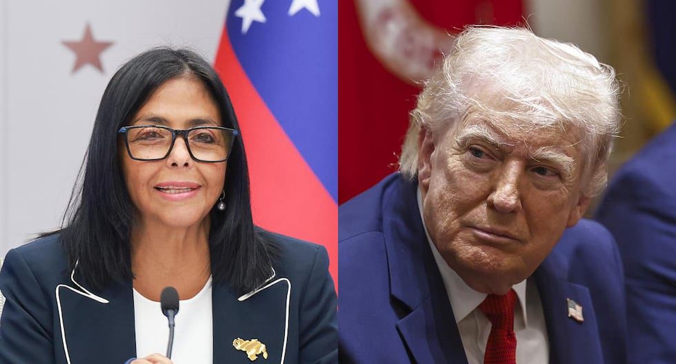 Trump bromea con que se presentará a las elecciones venezolanas contra Delcy Rodríguez