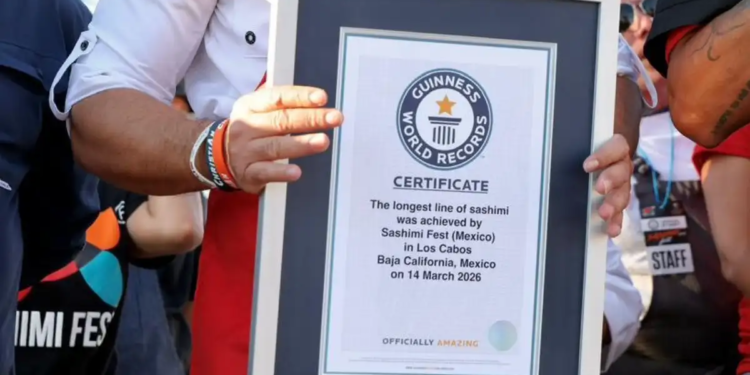 Baja California “sin el suuuur” entró al récord Guinness