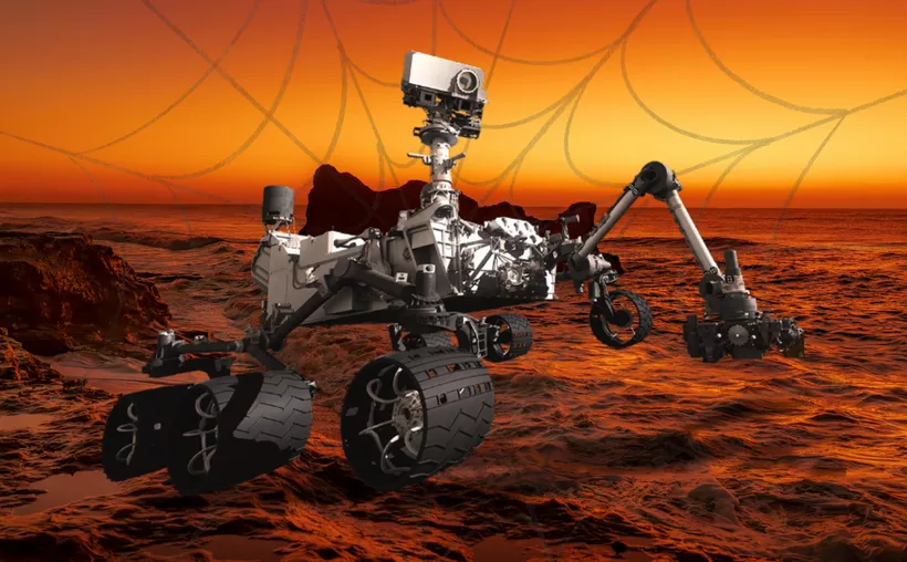 Extraña zona en Marte con forma de telaraña intriga a científicos