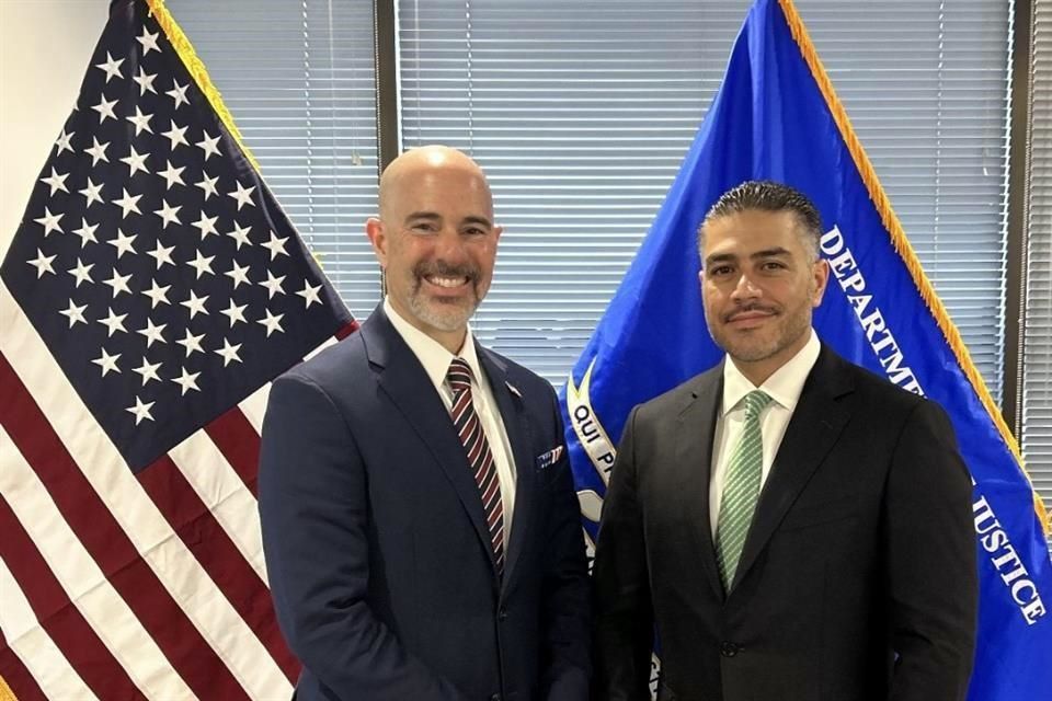 Harfuch y jefe de la DEA dialogan sobre seguridad bilateral