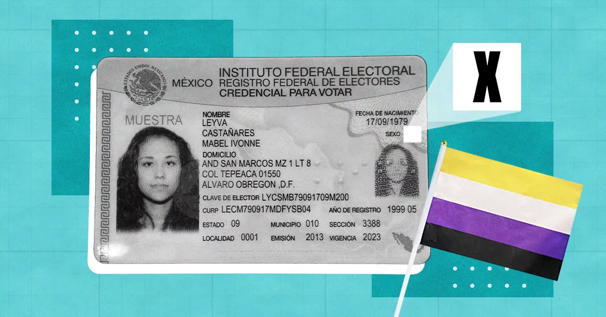 Credencial del INE incluirá opción de género no binario