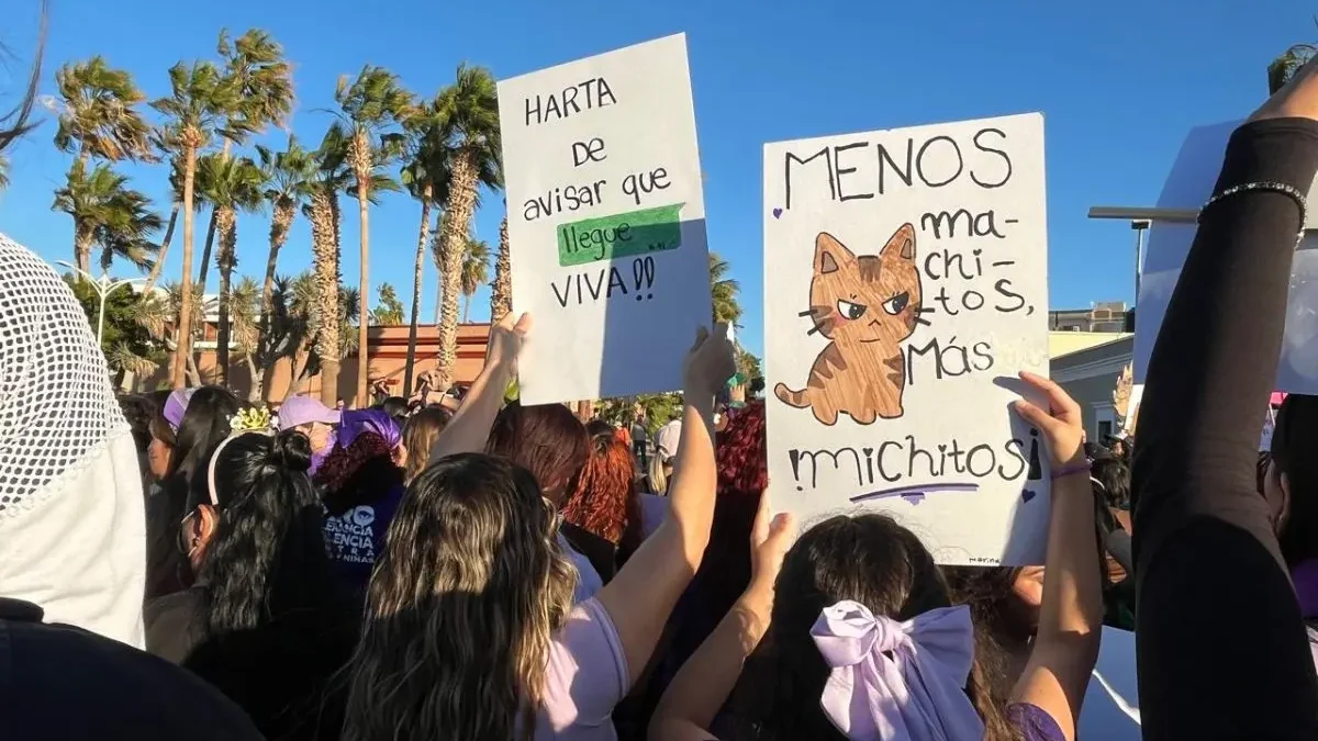 8M en Baja California Sur: puntos de reunión, horarios y orden de las marchas