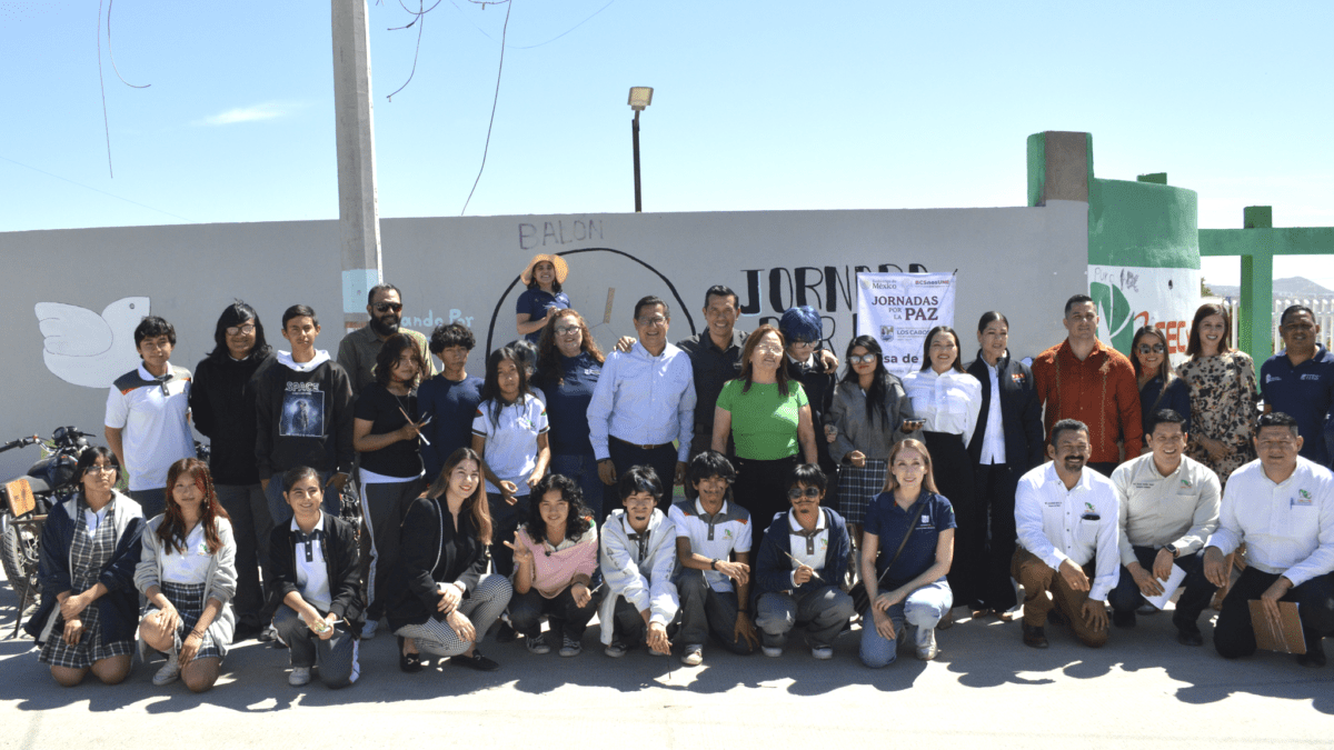 Inicia SSPE jornadas “El Balón de la Paz” en CECyTE 05 de Cabo San Lucas