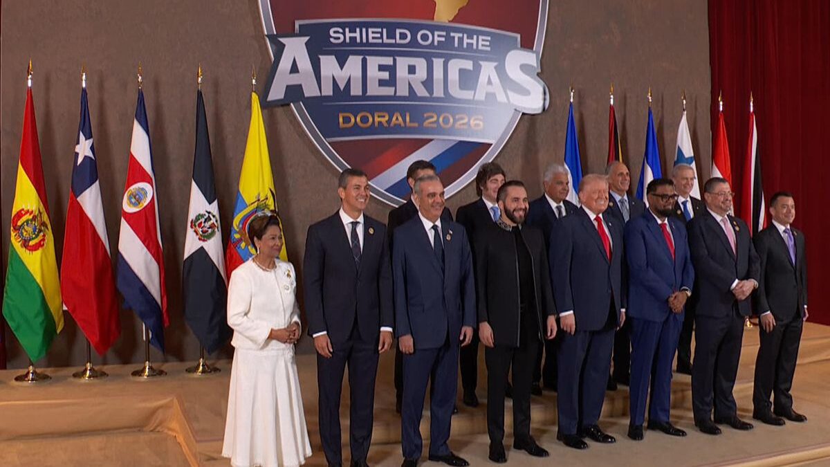 Trump afirma que México es “el epicentro de la violencia” de los cárteles en cumbre regional