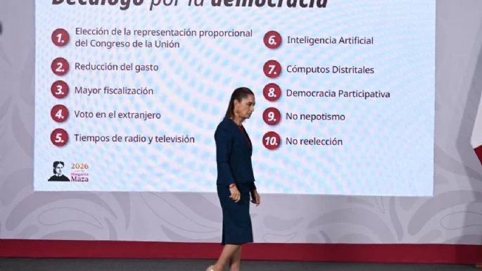 Propuesta de reforma electoral de Sheinbaum no elimina el fuero de legisladores