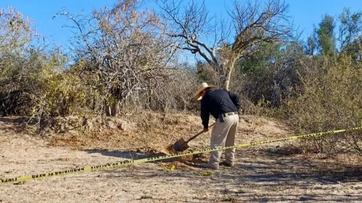 Hallan fosa clandestina con un cuerpo en carretera de San José del Cabo a La Paz
