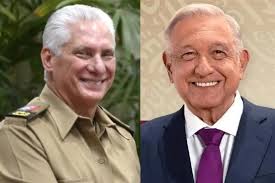 Presidente cubano reconoce respaldo de AMLO en medio de crisis
