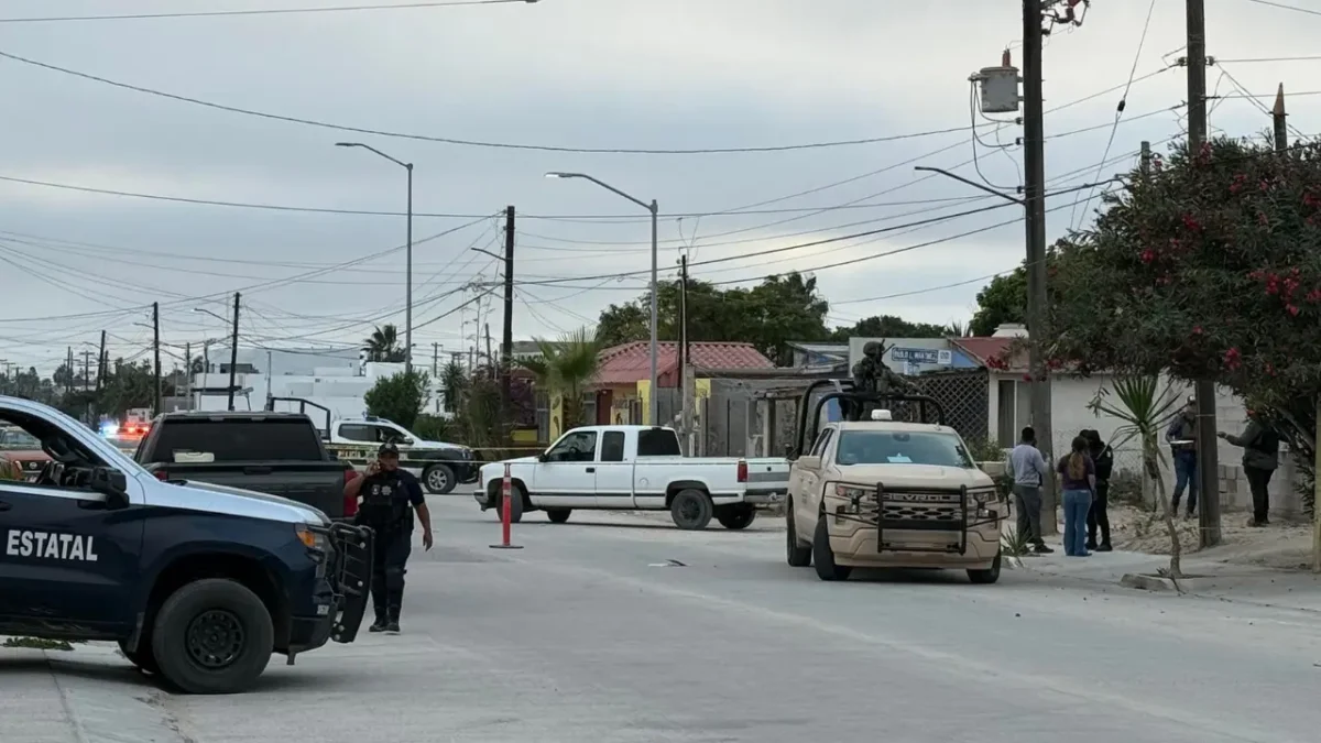 Investiga PGJE homicidio en Guerrero Negro; hay un muerto y un herido