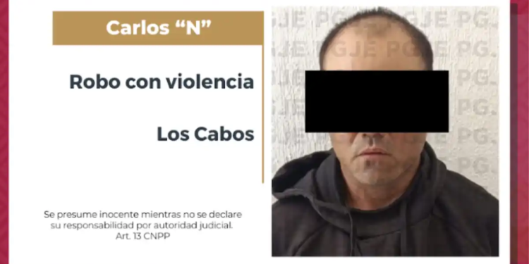 Vinculan a proceso a hombre por asalto con violencia en farmacia de San José del Cabo