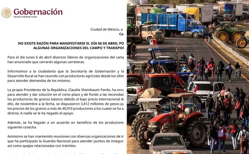 Gobernación responde a transportistas: niega razones para bloqueo carretero