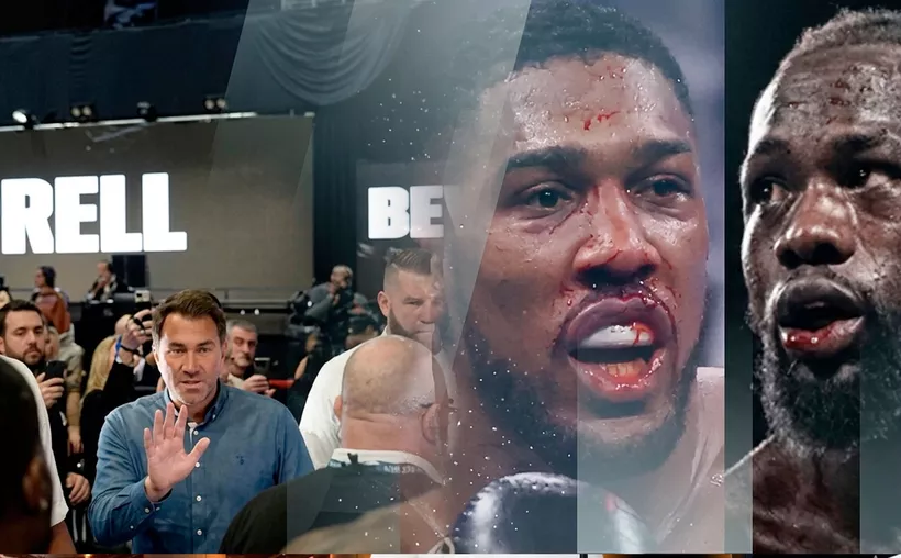 Wilder vs Joshua cara a cara: el momento que los fans esperaban