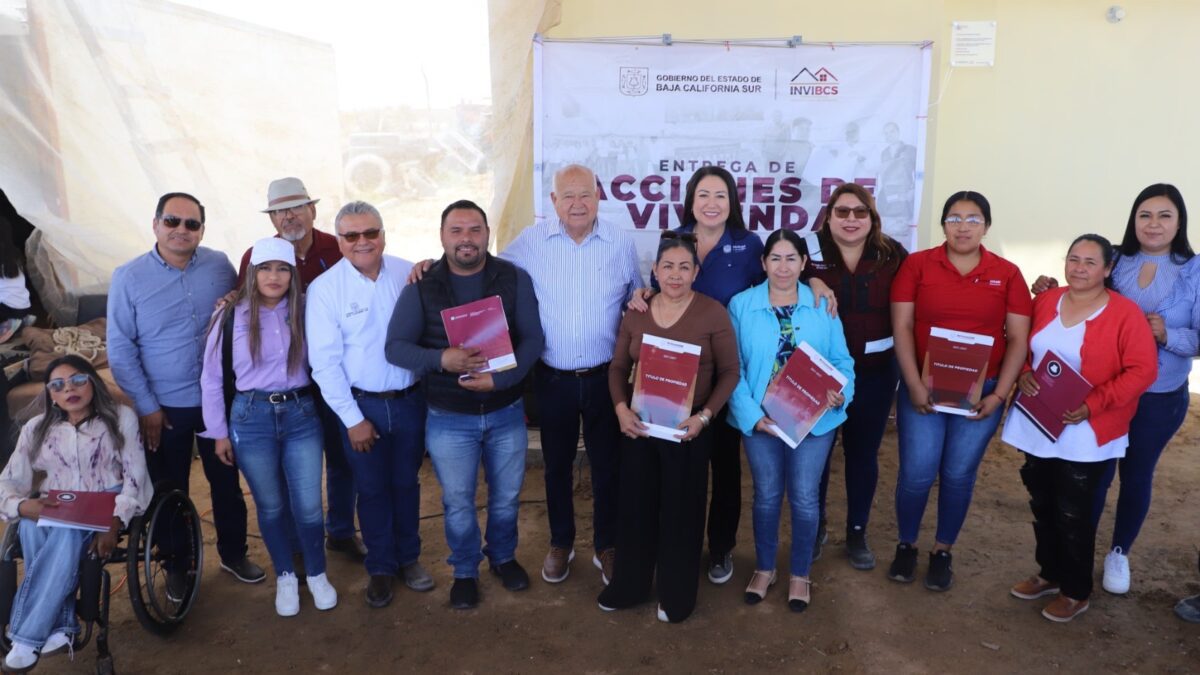“La vivienda es un derecho, no un privilegio”, destaca VMCC al beneficiar a familias de Mulegé con acciones por 9.3 mdp