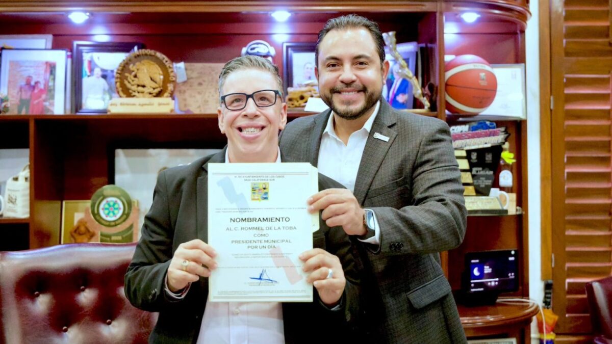 Un rayo de sol, transformando tu sueño en realidad: Rommel de la Toba asume como presidente municipal por un día