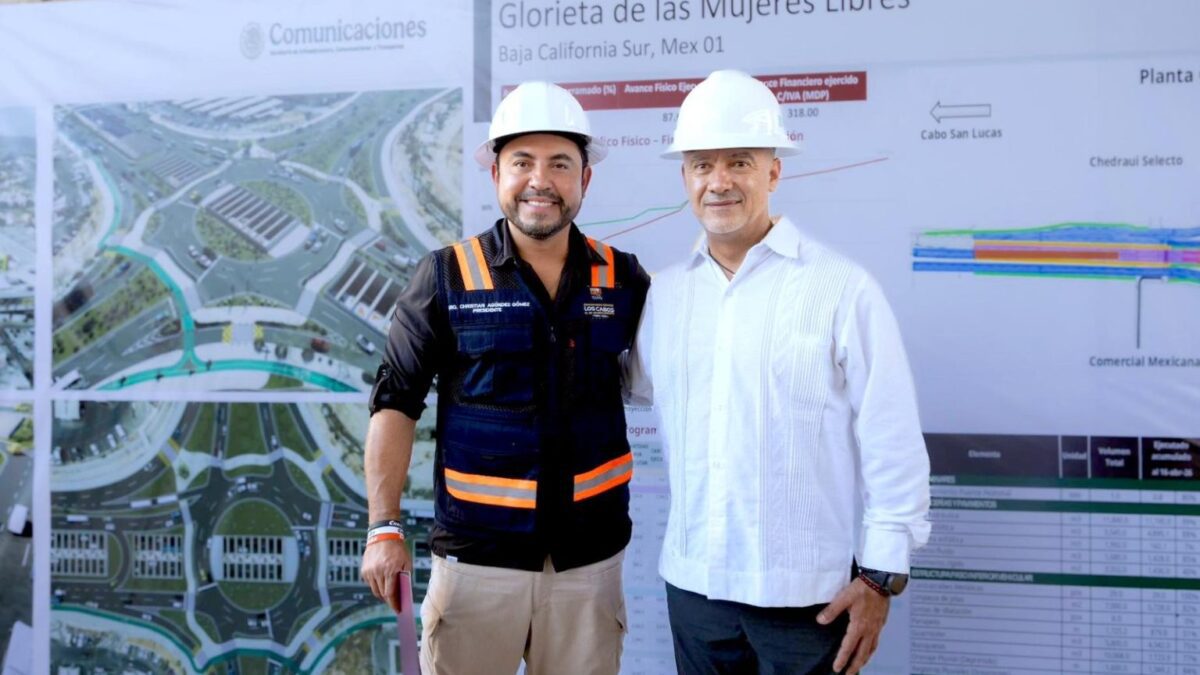 Informa Christian Agúndez avances en obras viales y proyectos estratégicos de movilidad en Los Cabos.