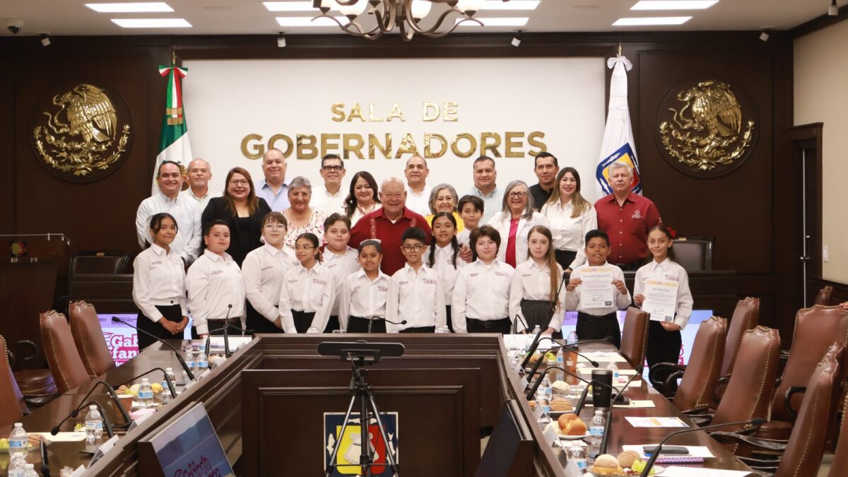 Impulsa Gobernador participación de la niñez al instalar el Gabinete Infantil 2026
