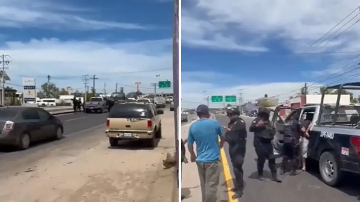 Joven casi atropella a policías en La Paz; su padre intentó defenderlo y ambos terminaron arrestados