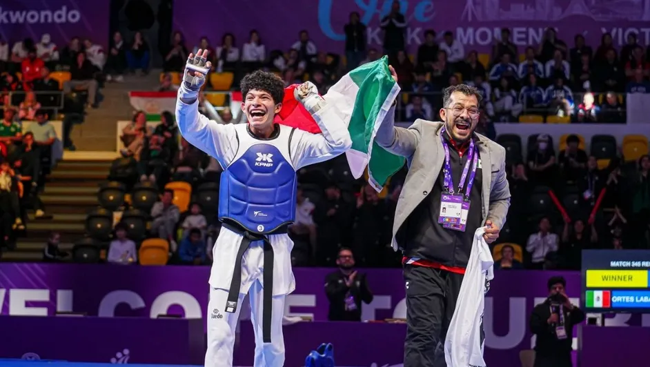 Mexicano Guillermo Cortés gana medalla de oro en Campeonato Mundial Juvenil de Taekwondo
