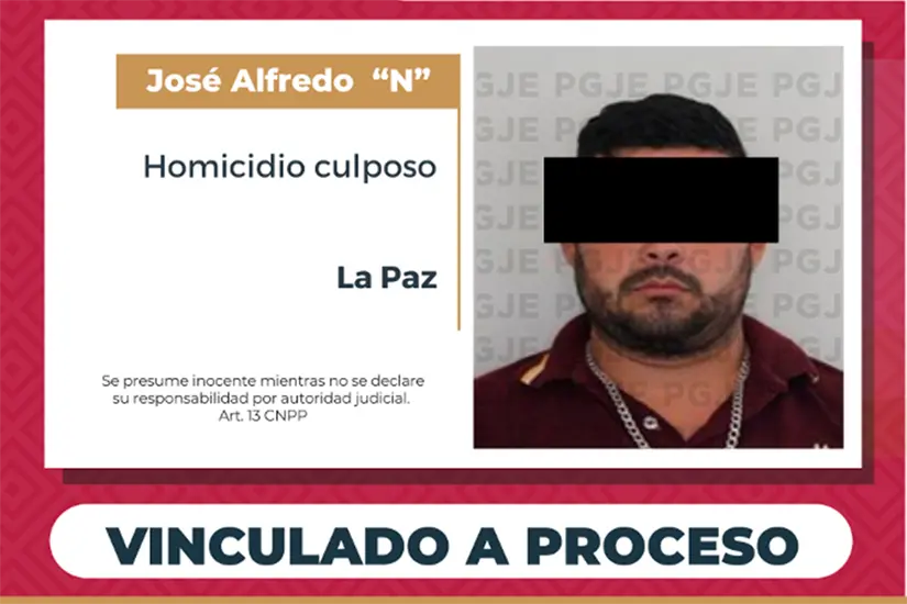 Vinculan a proceso a José Alfredo “N” por homicidio culposo tras fatal accidente en Chametla