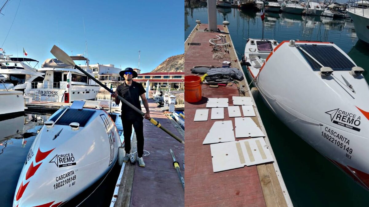 De La Paz a Topolobampo remando. Joven salió de BCS para comenzar una travesía de casi 300 km