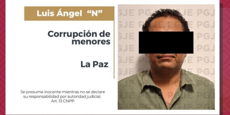 Vinculan a proceso a Luis Angel “N” acusado de corrupción de menores