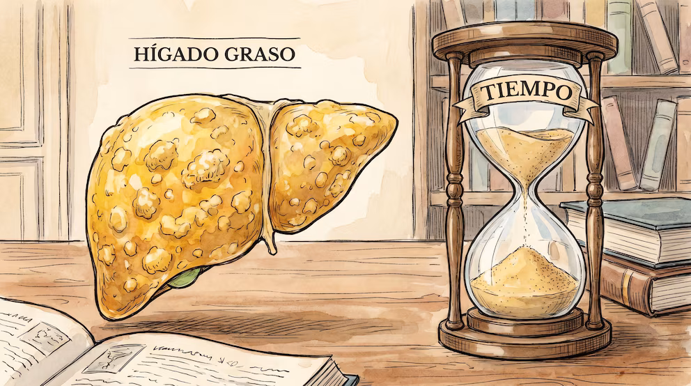 Hígado graso: cuántos años tienes antes de que el daño sea irreversible