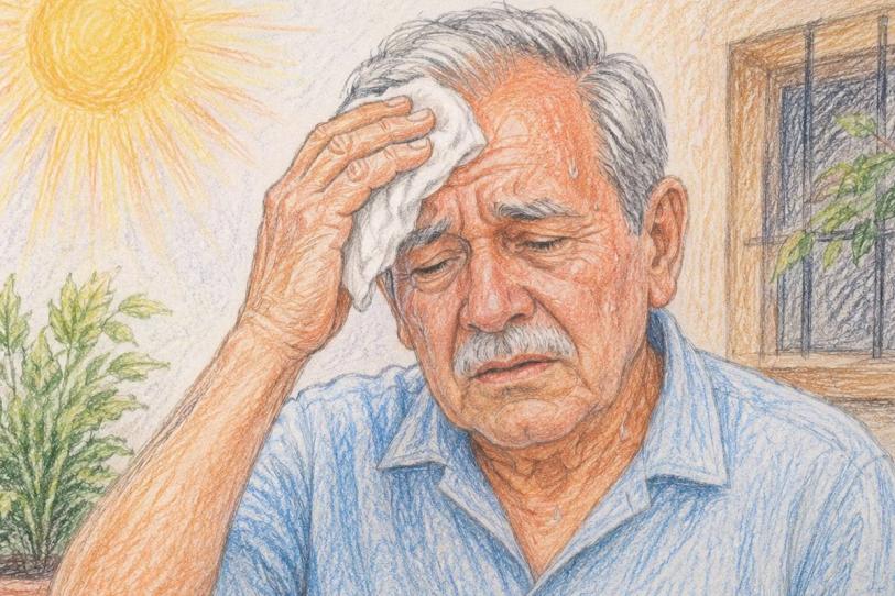 ¿Cómo prevenir un golpe de calor en adultos mayores?