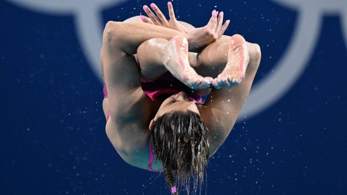 Aranza Vásquez pone en alto a BCS con plata histórica en mundial de clavados de Beijing