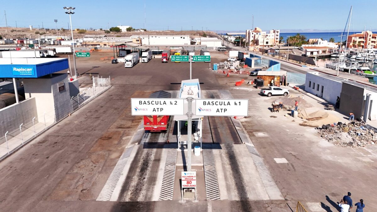 API-BCS inicia cuarta etapa de modernización del Puerto de Pichilingue; tercera fase registra 95% de avance