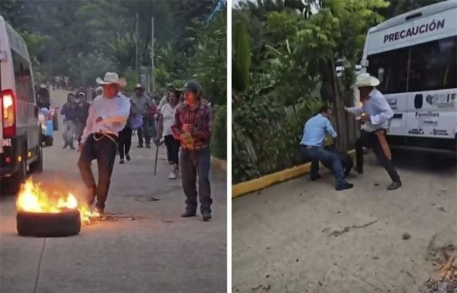 Intentan linchar a Edil en Puebla por conflicto territorial