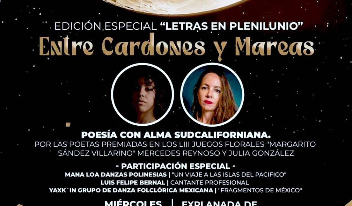 ICA invita a “Letras en Plenilunio: Entre Cardones y Mareas” en Cabo San Lucas.