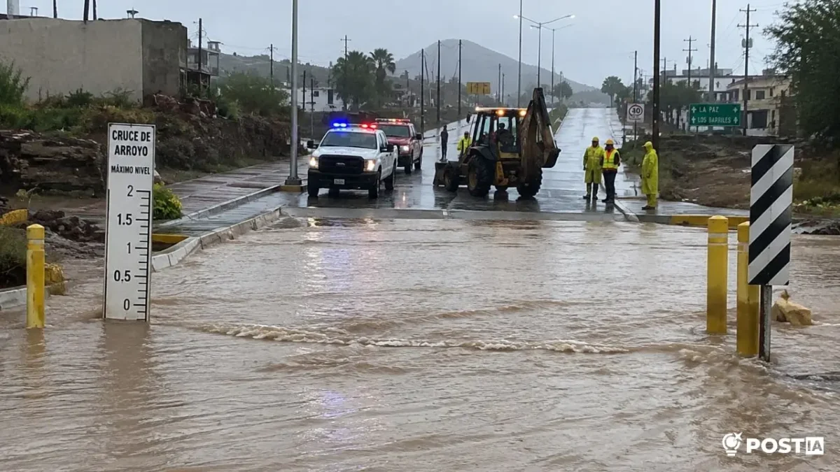 La Paz alista operativo de huracanes 2026; identifican 27 zonas de inundación
