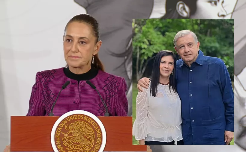 Sheinbaum se deslinda del ataque de prima de AMLO contra Trump