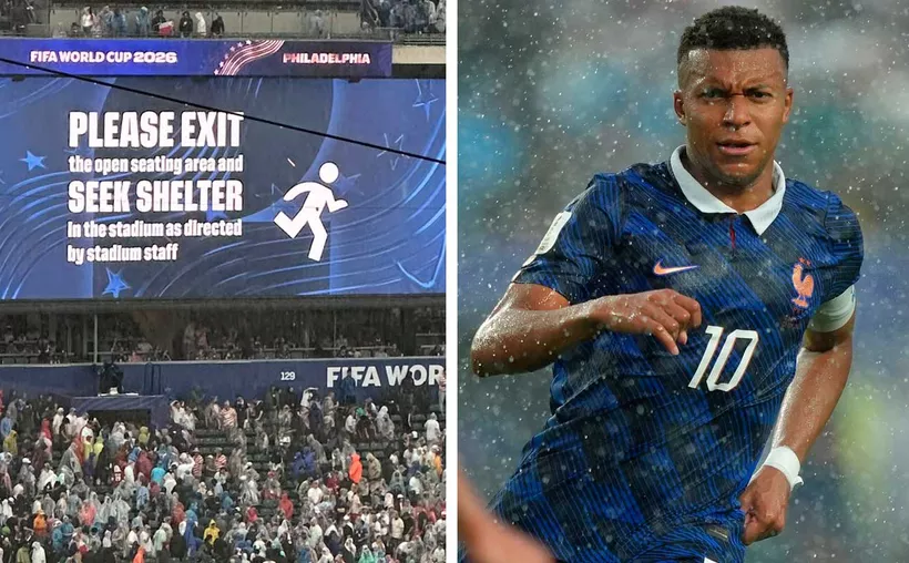 ¡Inédito! Tormenta pausó triunfo de Francia con doblete de Mbappé