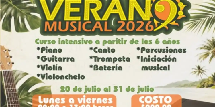 Abre la Escuela de Música inscripciones para el curso de verano