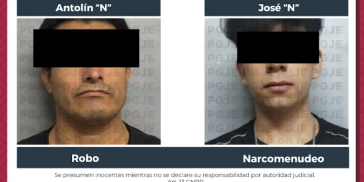 Aprehendió la PGJE a Antolín y José