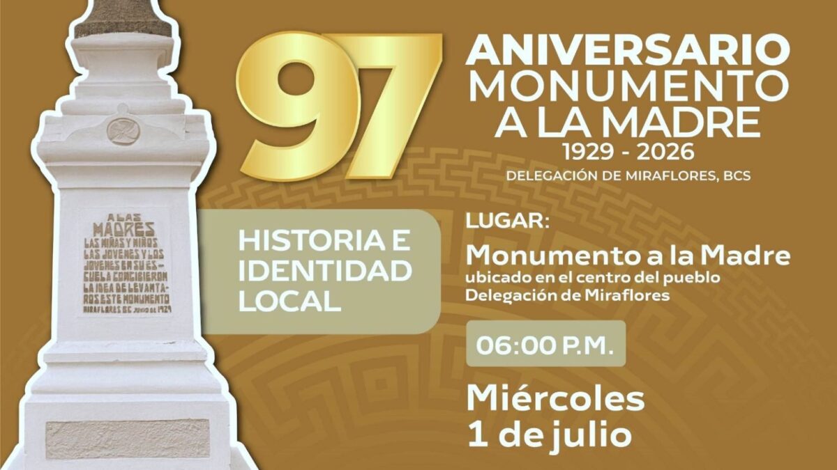 Invitan a conmemorar el 97 aniversario del Monumento a la Madre en Miraflores.