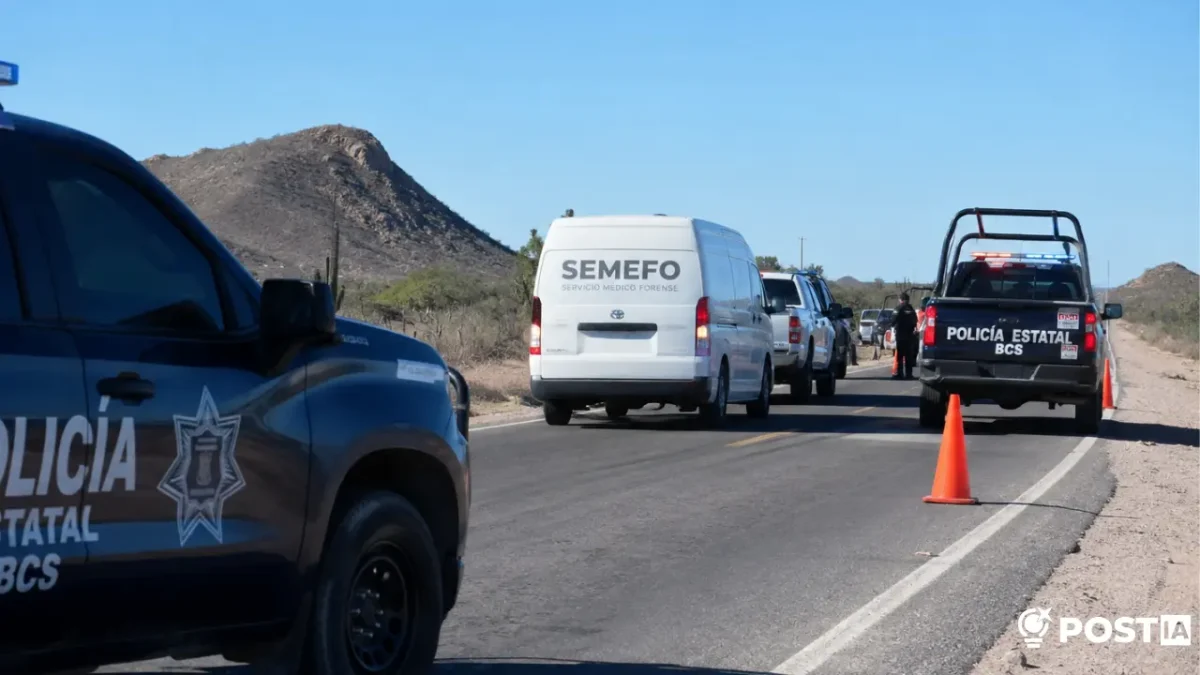 Hombre es encontrado sin vida junto a la carretera Transpeninsular en Ciudad Insurgentes