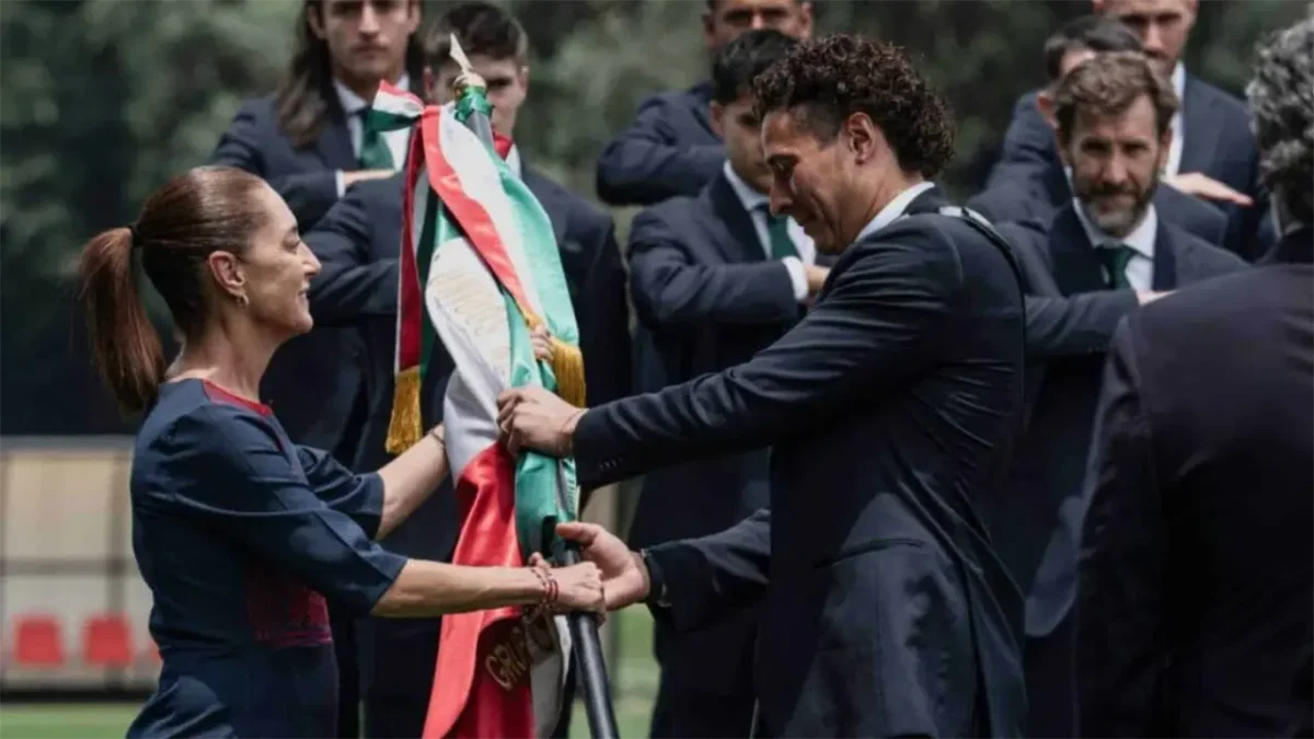Sheinbaum encabeza abanderamiento de la Selección Mexicana rumbo al Mundial 2026