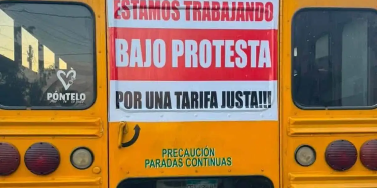 Amagan transportistas de La Paz con paro parcial si no autorizan actualización de tarifas