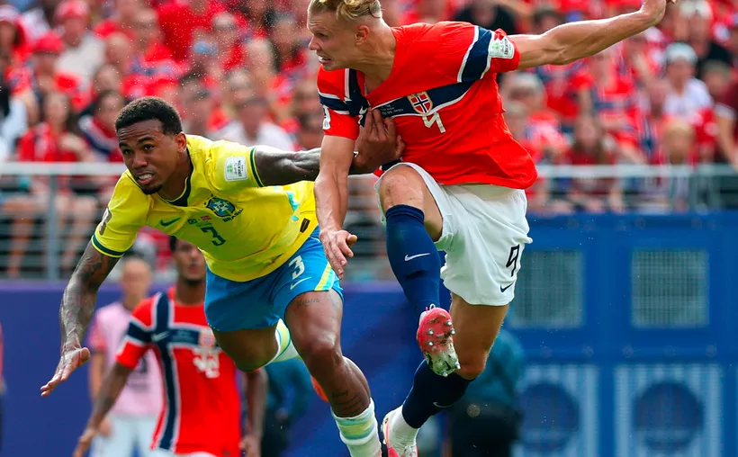¡Brasil fuera! Doblete de Halland silencia la samba en el Mundial