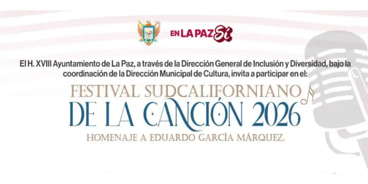 Abren convocatoria para el Festival Sudcaliforniano de la Canción