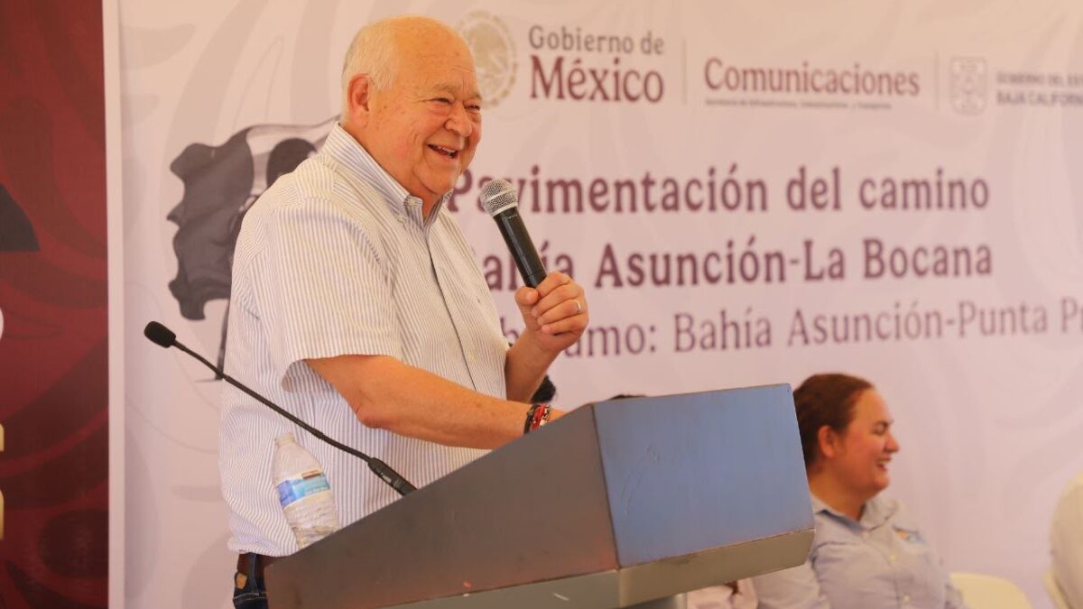Inicia pavimentación de la carretera Bahía Asunción-Punta Prieta con inversión de más de 140 mdp