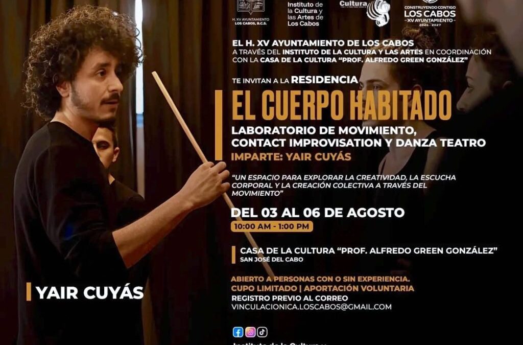 Abre Instituto de la Cultura y las Artes convocatoria para la residencia “El Cuerpo Habitado”