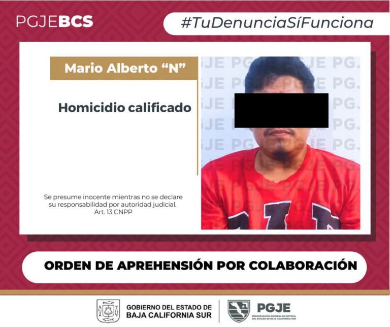 Cae en San José del Cabo presunto homicida buscado en Morelos