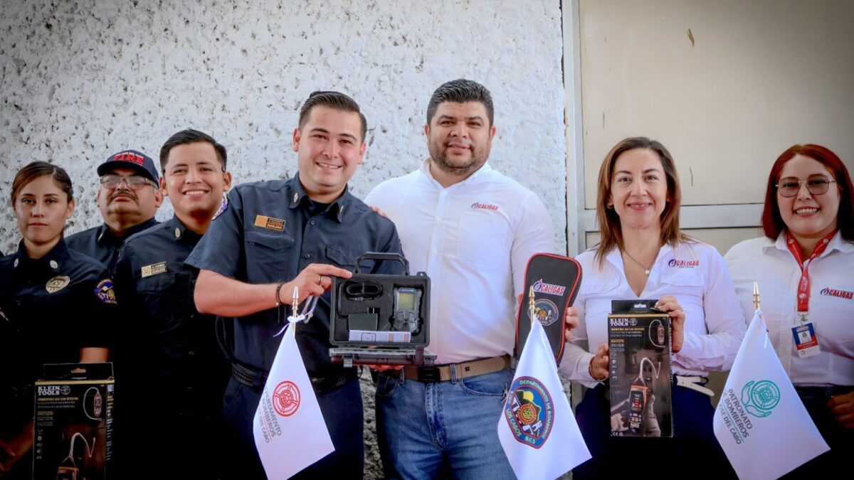 Bomberos de San José del Cabo reciben detectores especializados para atender fugas de gas