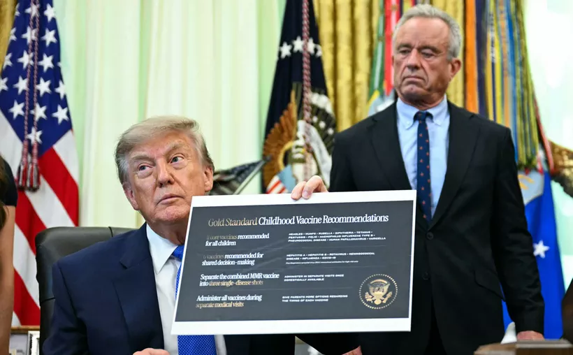 Trump exige cambiar esquema de vacunación infantil en Estados Unidos